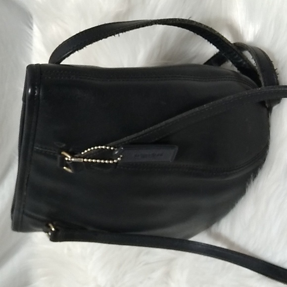 FIRM! RARE! Coach Vintage Framed Leather Pouch Hinged Frame Closure - Picture 2 of 15